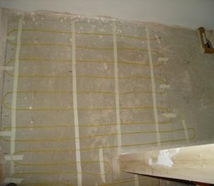 under floor heating tape